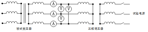 三相變壓器空載實(shí)驗(yàn)原理圖 三相變壓器空載實(shí)驗(yàn)原理圖