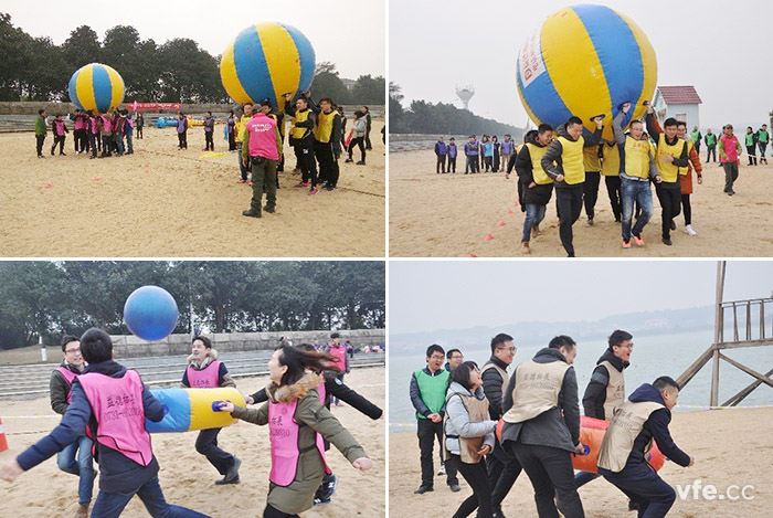 鴻運(yùn)彩球、眾星捧月、瘋狂毛毛蟲(chóng)和拔河比賽