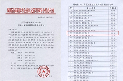 銀河電氣順利通過2012年高新技術企業(yè)復審