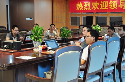 中船重工712所、中國(guó)兵器工業(yè)第58研究所綿陽(yáng)市維博電子于2014年7月14日訪問(wèn)銀河電氣